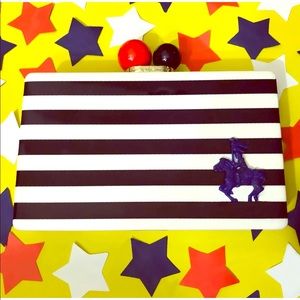 KATE SPADE RITA GET OUT OF TOWN CLUTCH